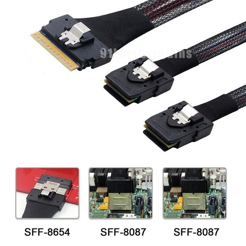 Sff8654 sff8087 32awg - a, 2*sff8087